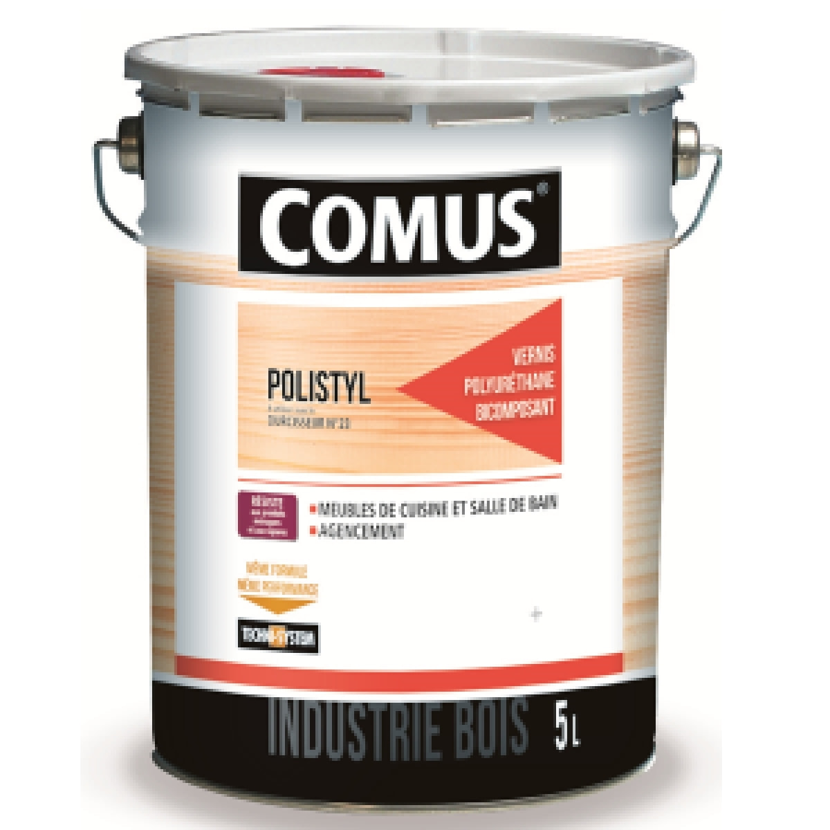 Vernis fond dur polyuréthane Polystyl 2060 COMUS - 5 L - 7769