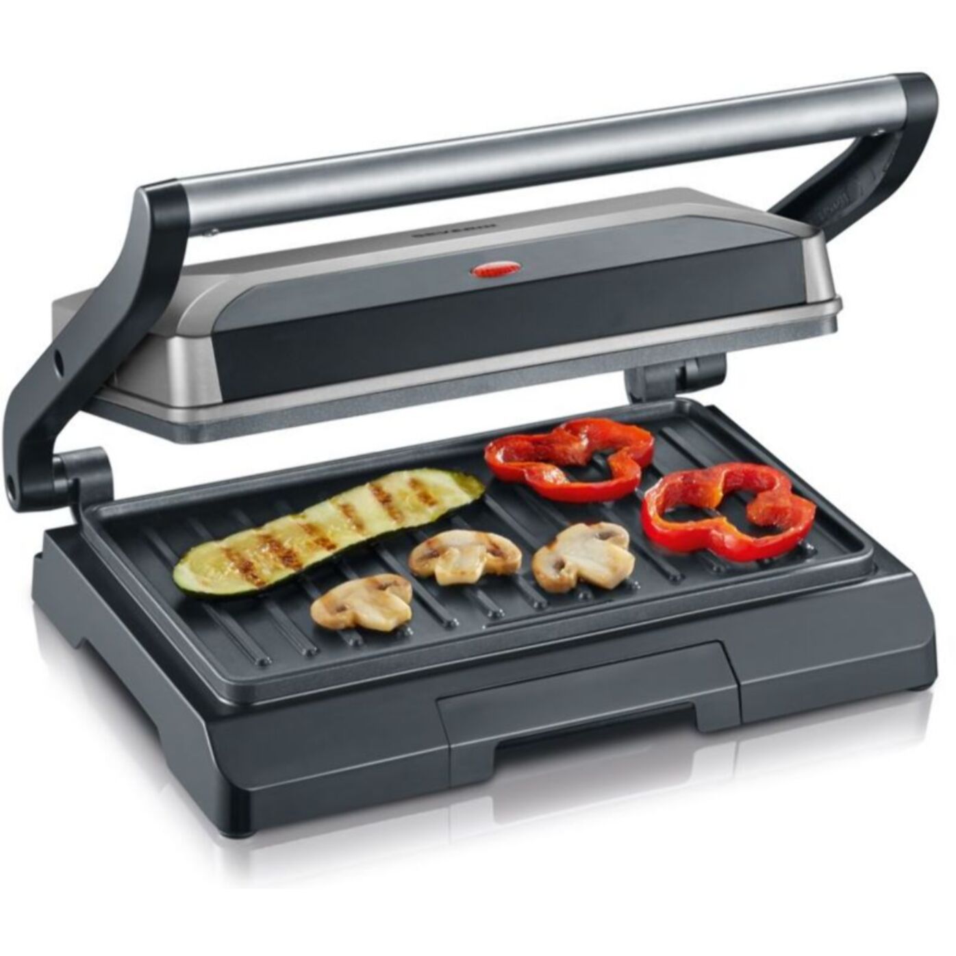 Grille-viande SEVERIN KG 2394 gris, 23x14.5 cm