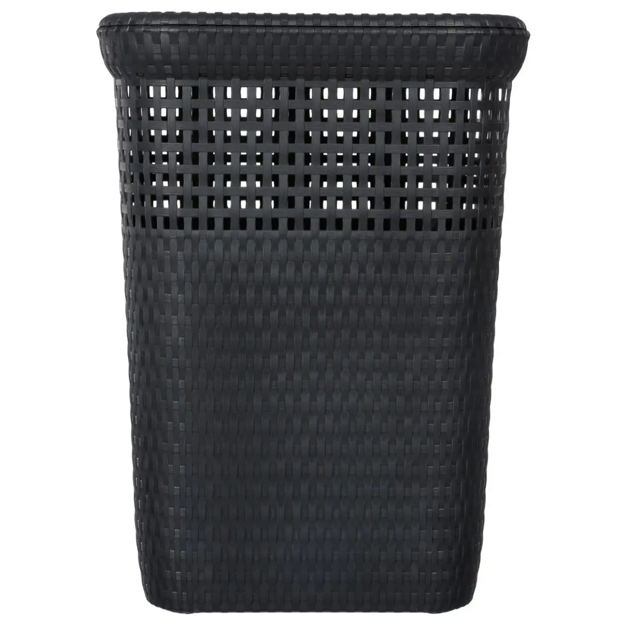 Panier à linge plastique 60L Gris Rattan