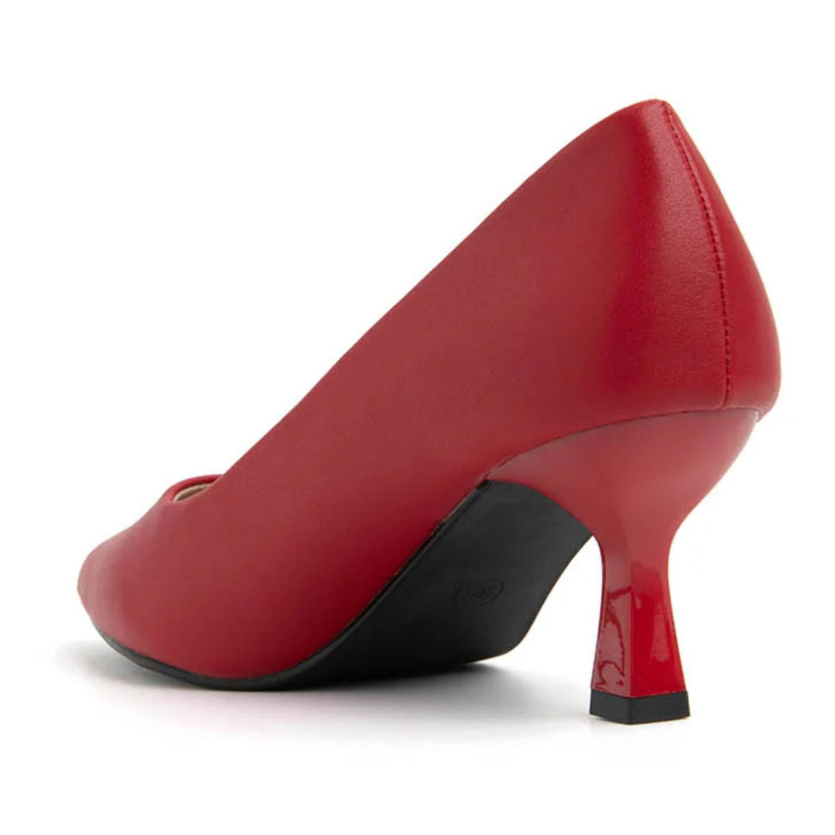 Decolleté a punta con tacco spillo - ROSSO