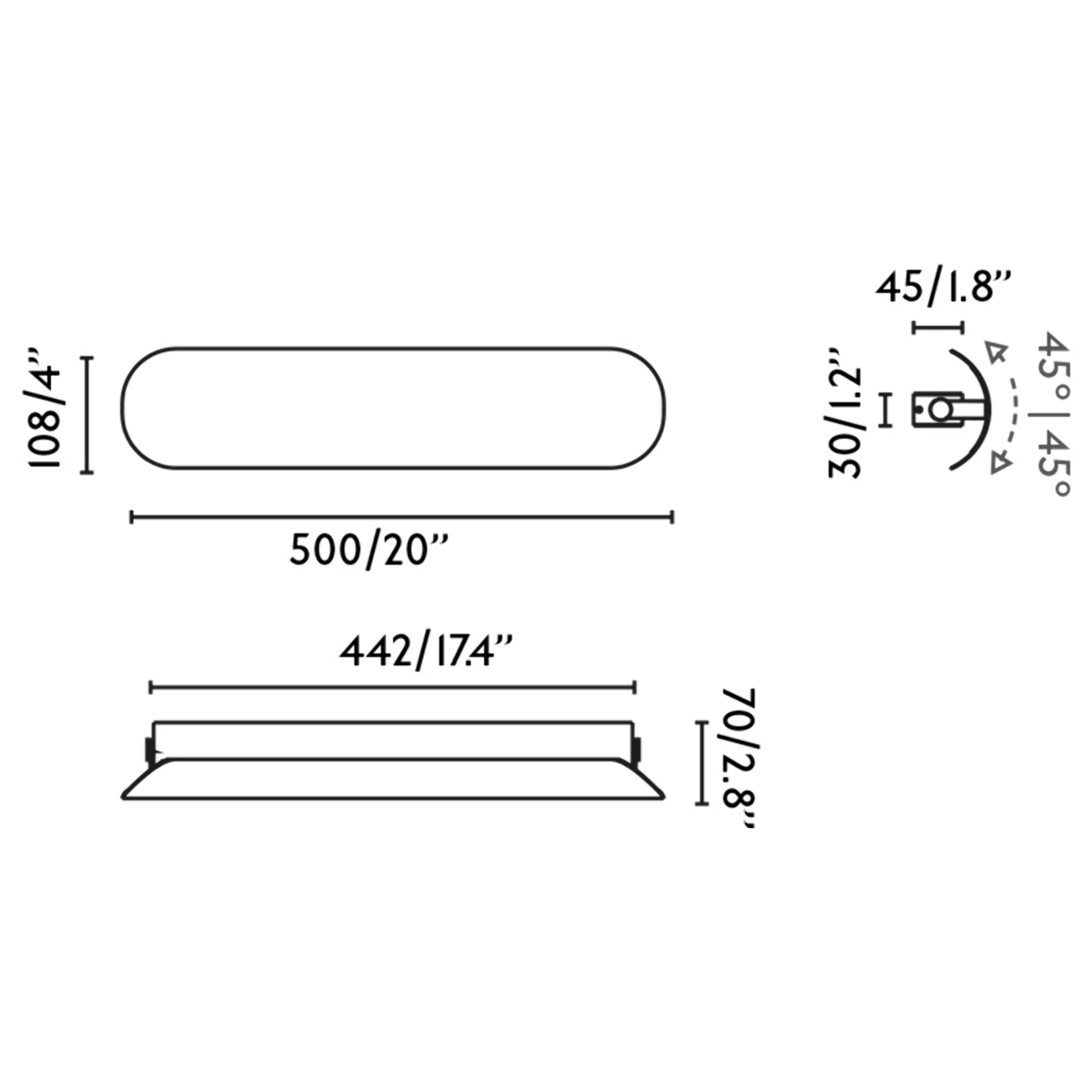 NOVO 500 APLIQUE BEIGE LED 12W 2700K