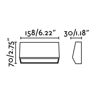 MUST 158 Aplique gris oscuro