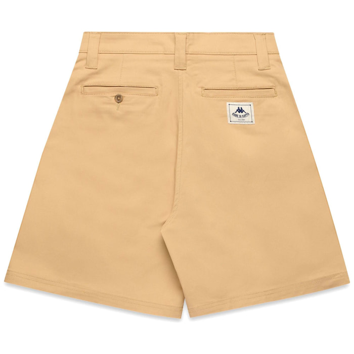 Kappa - Pantaloni Corti Donna Beige - Ercilia