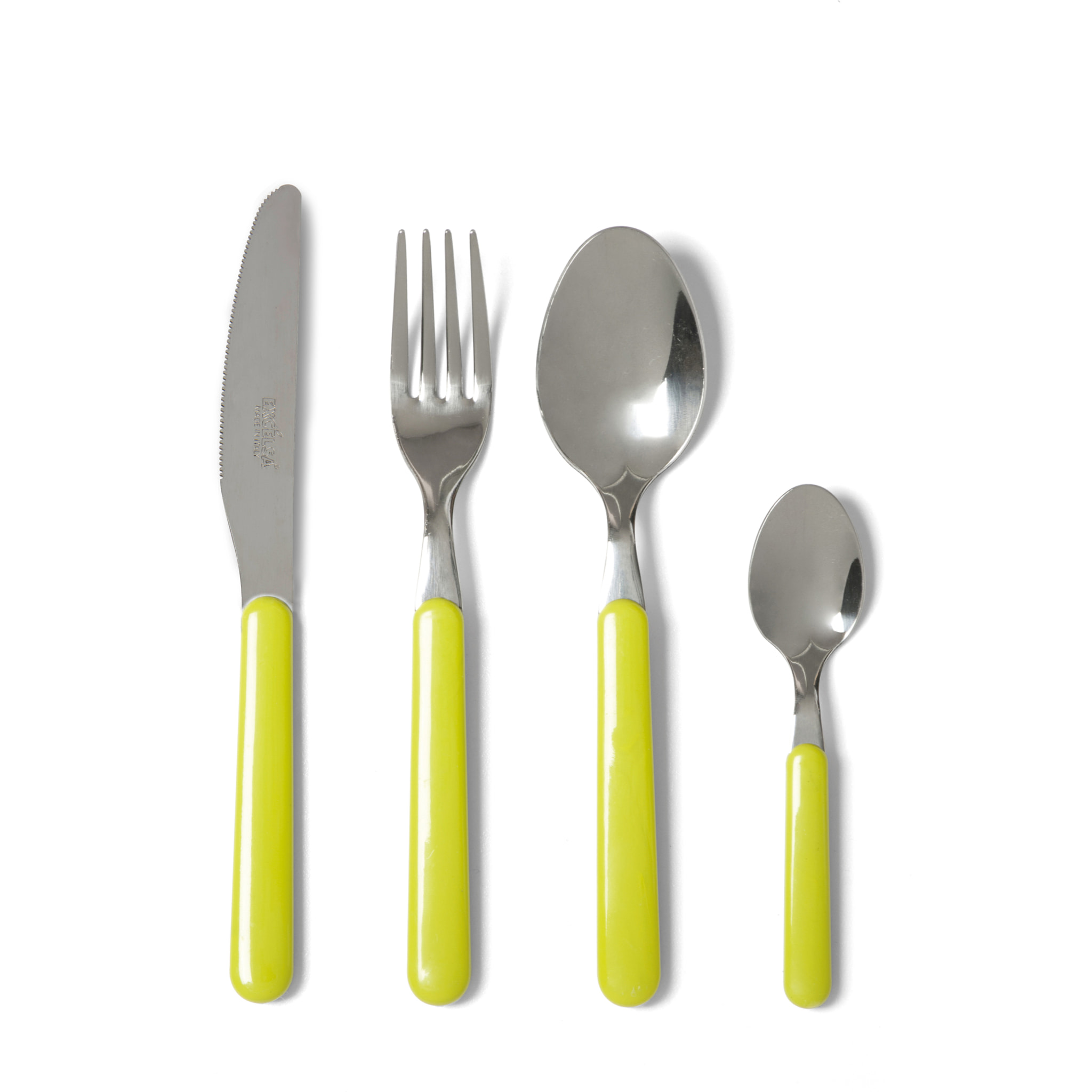 Set de 24 couverts Fashion en acier inox, multicolore