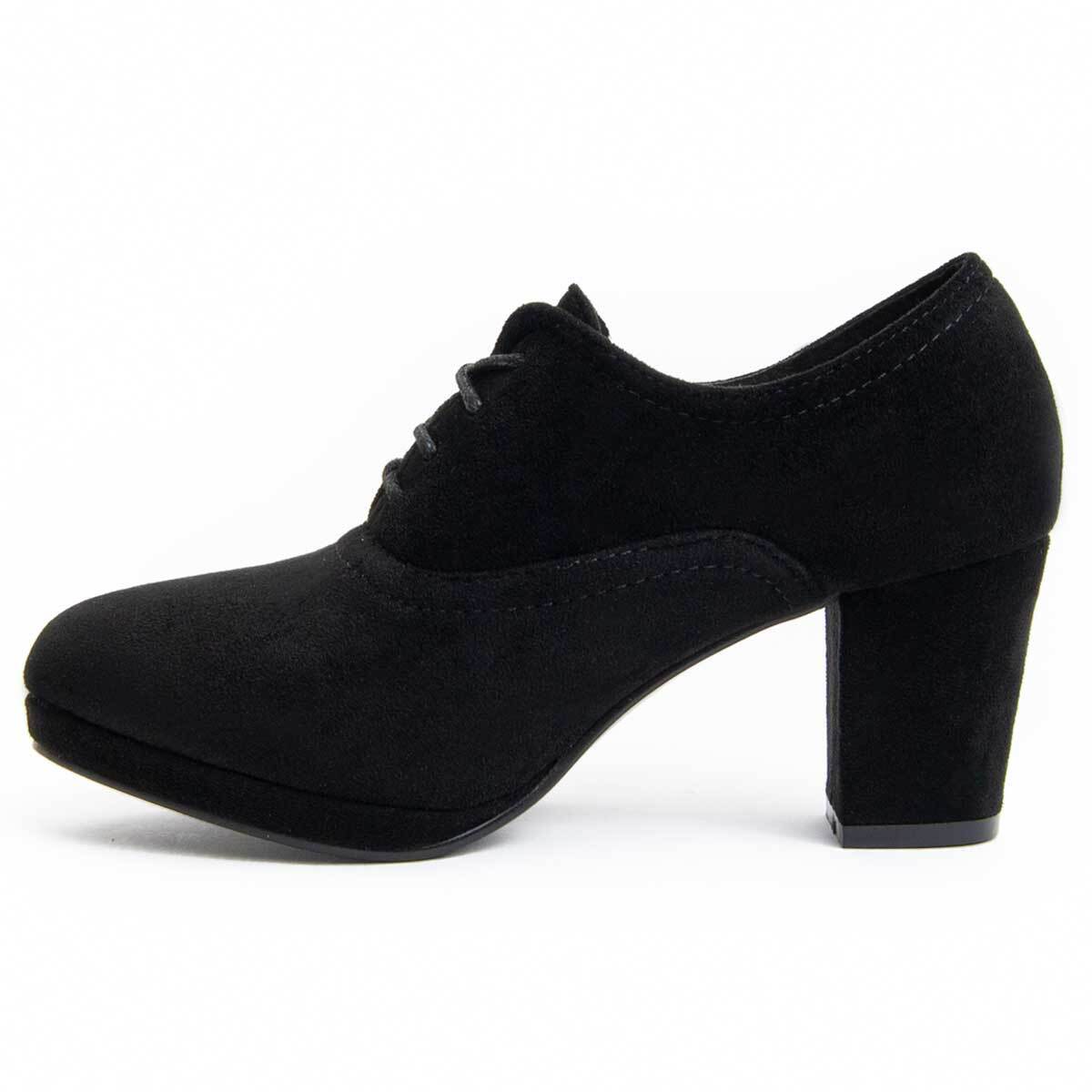 Zapato De Tacón - Negro - Altura: 7 Cm