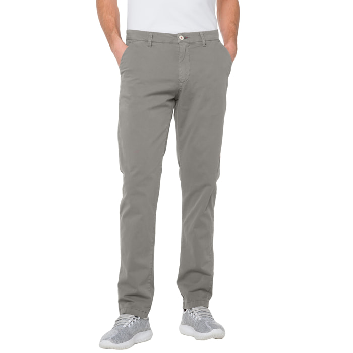 Pantalón chino Hot Buttered Dawson gris claro