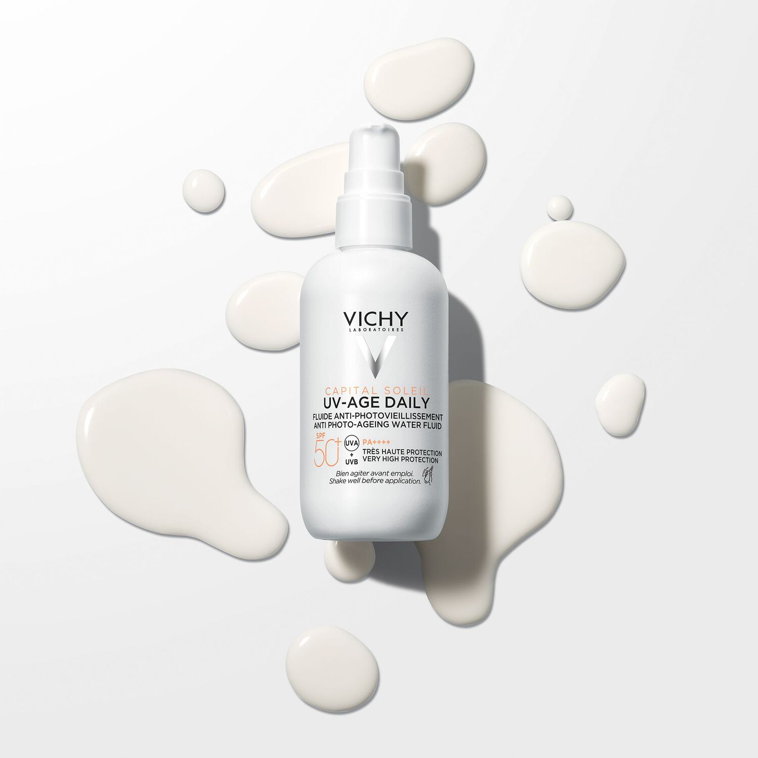 Capital Soleil - Fluide Solaire Anti-Photovieillissement SPF50+ Visage 80 ml