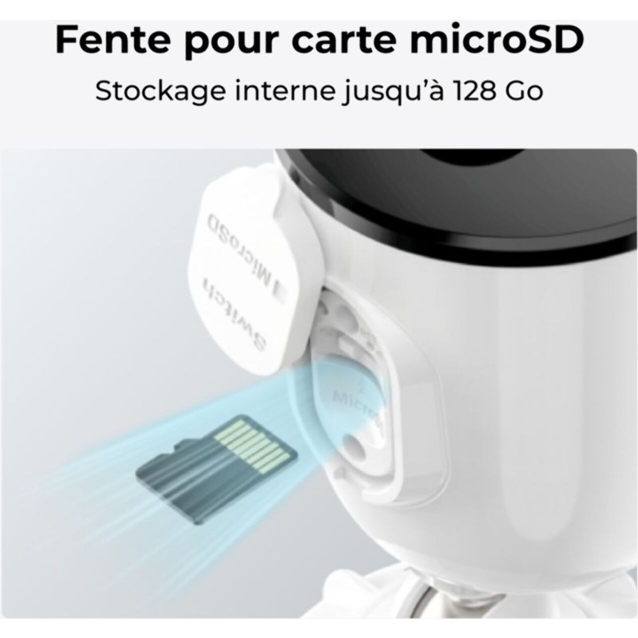 Caméra de surveillance REOLINK B310 Blanche + panneau solaire
