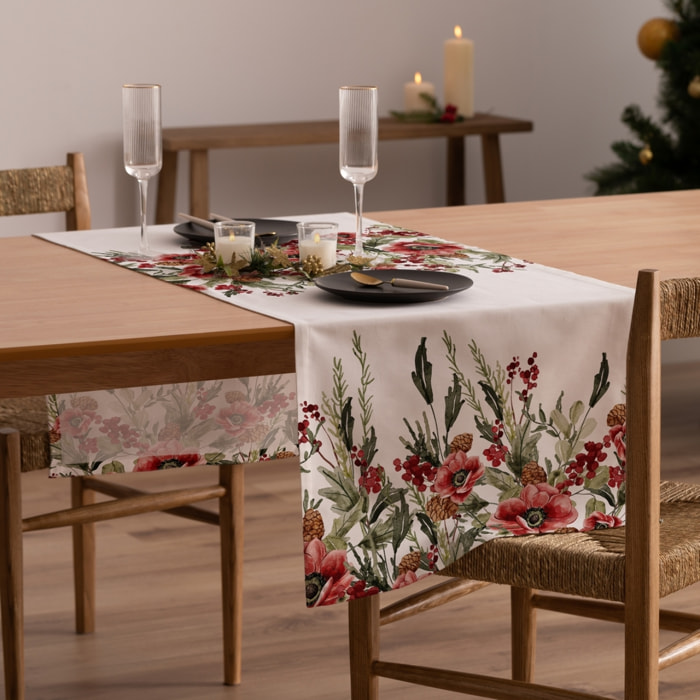 Chemin de table ANGEL ROUGE