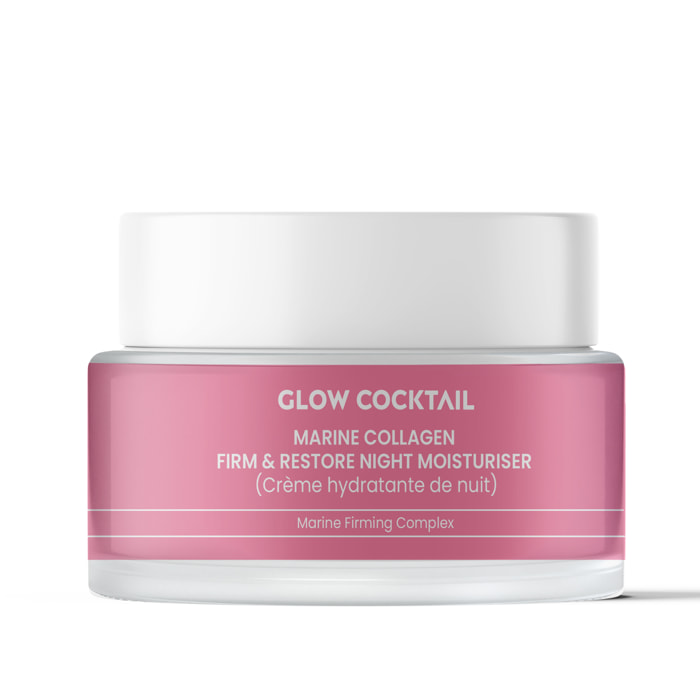 Hidratante De Noche Reafirmante Y Restaurador Con Colágeno Marino, 50 ml