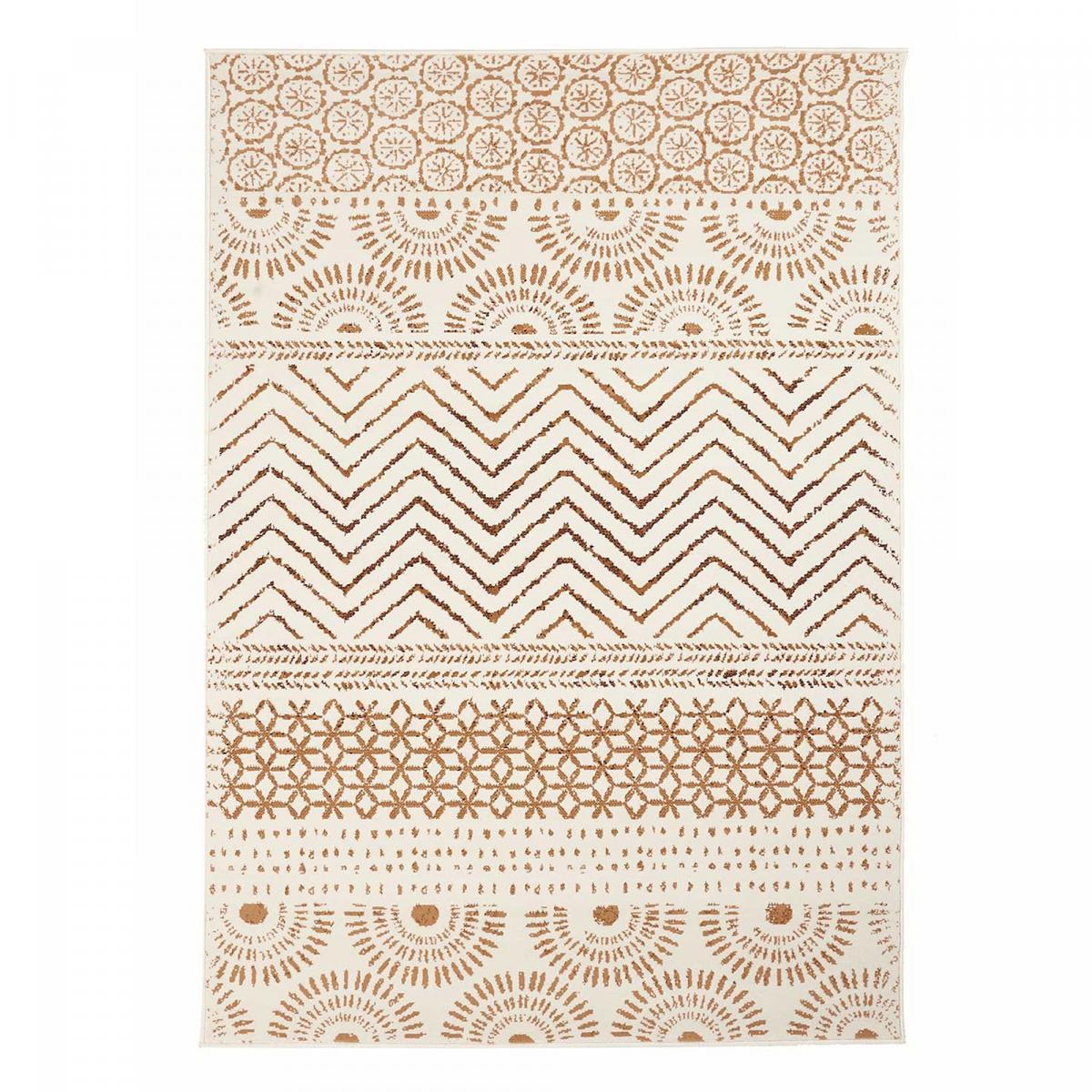 Tapis berbère tissé motif ethnic JIGE