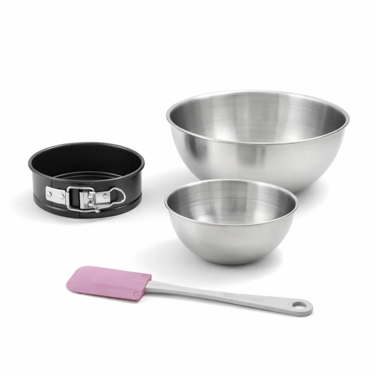 Set pâtisserie avec mini moule à manqué, 2 bols à mixer et 1 spatule Zenker