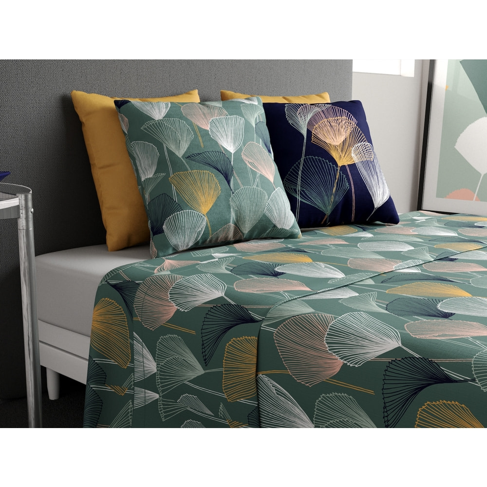 Parure de draps Coton 57fils COTTEY Vert