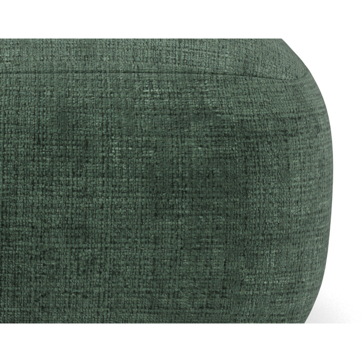Grace - module d'assise sans accoudoir en velours texturé - Vert