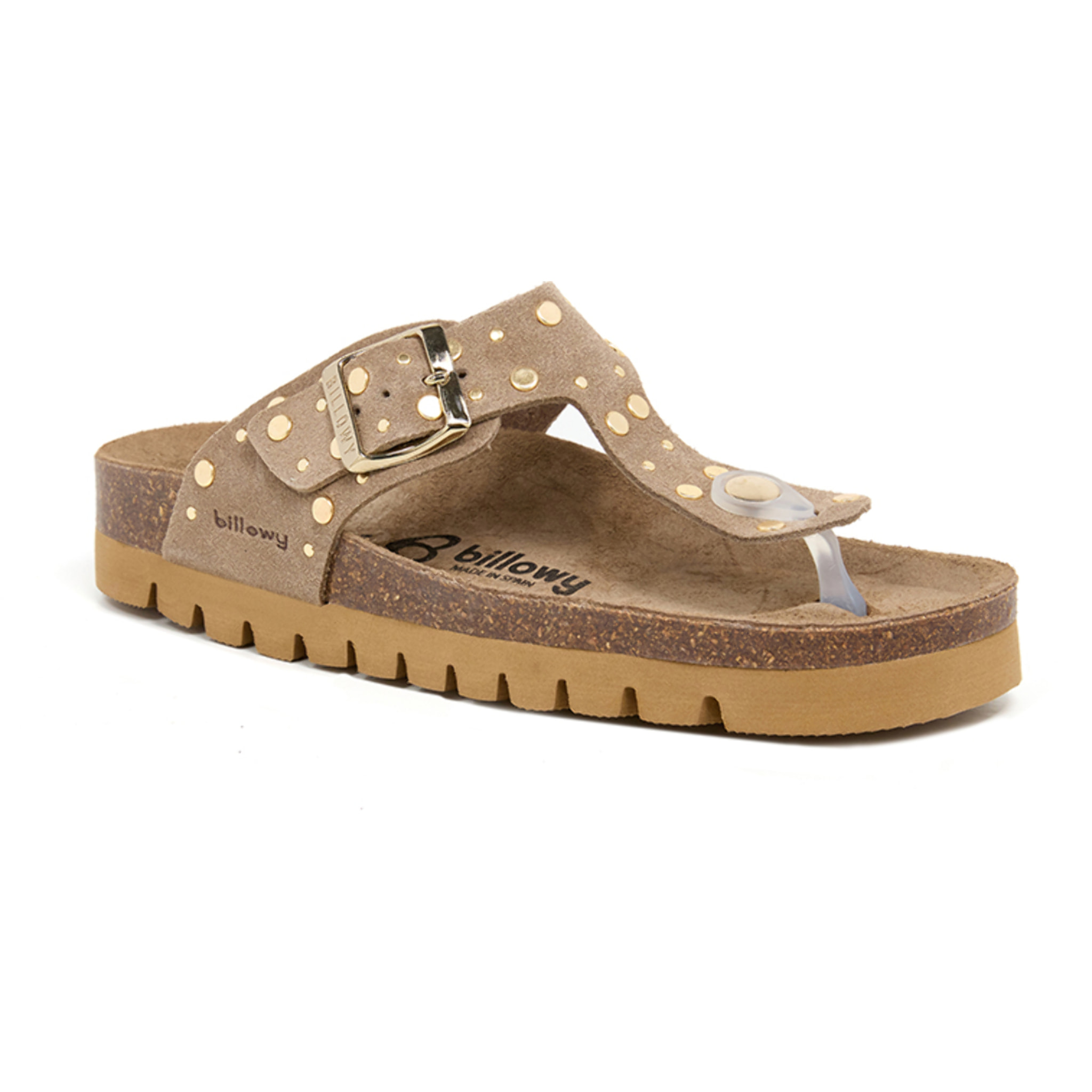 Sandalia Plataforma Marron Mujer BILLOWY MARRON