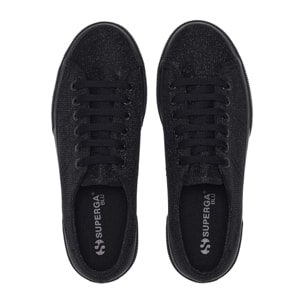 Superga - Scarpe da donna Donna Nero - 3790 Platform Jersey Lame Leggera