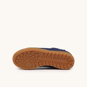 Zapatilla de Fútbol Sala Infantil Azul Marino y Blanca MUNICH G-3 KID 452