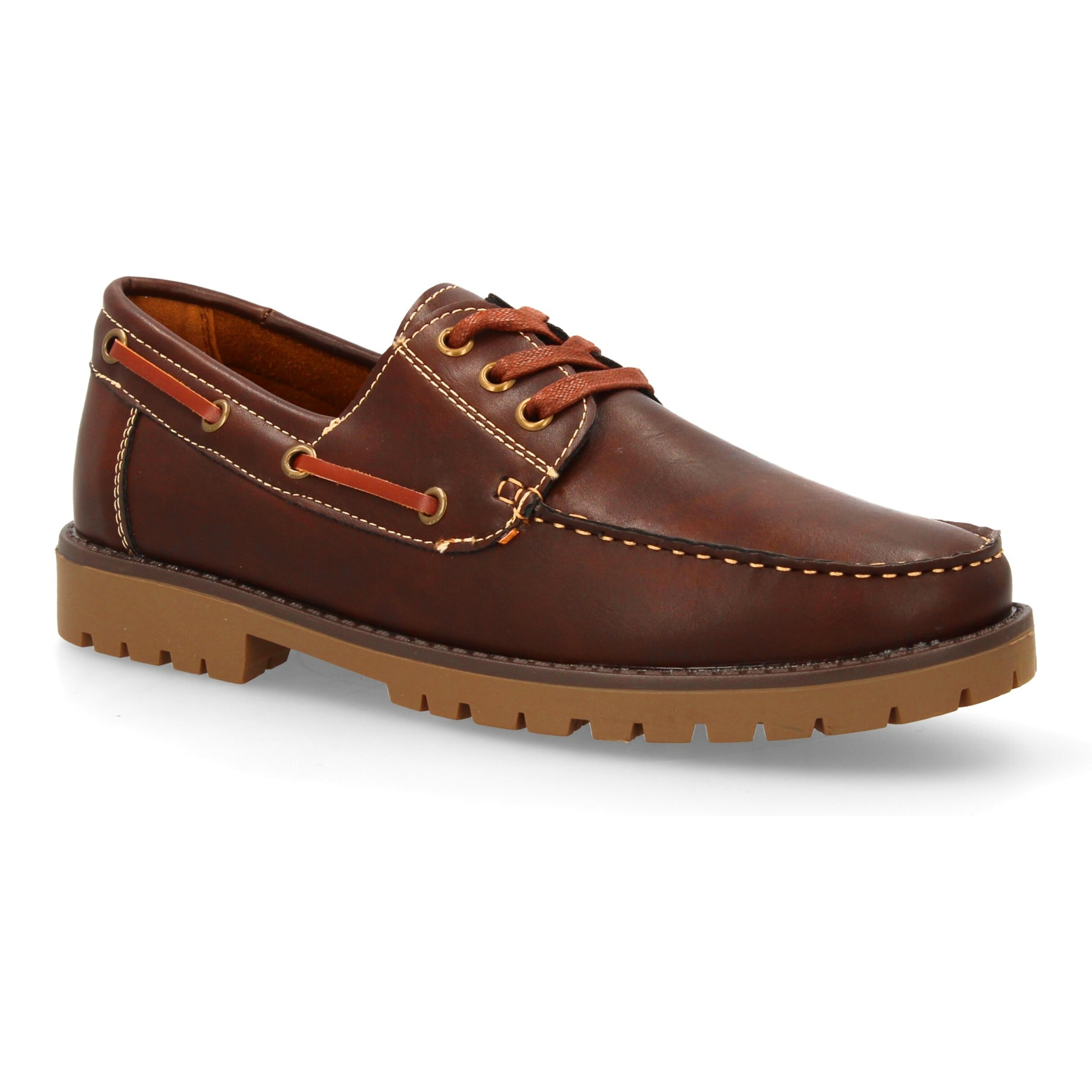 Zapatos náuticos elegantes con cordones