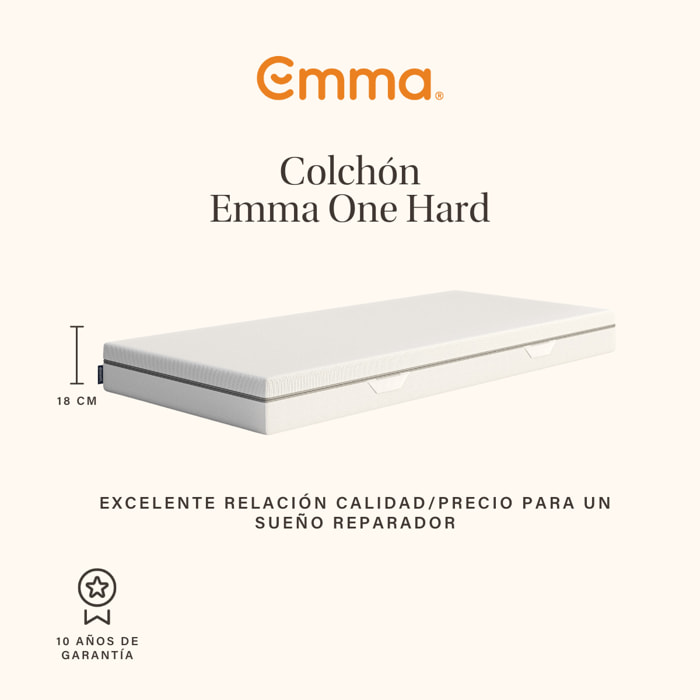 Colchón Emma One | viscoelástico | económico | 18cm