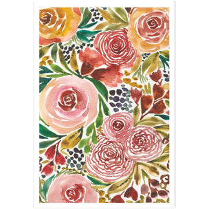 Poster roses envoutantes Affiche seule