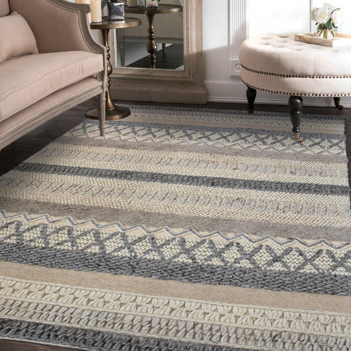 Tapis kilim fait à la main motif ethnique CABE