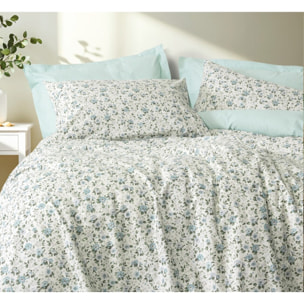 Parure housse de couette et taie(s) d'oreiller coton imprimé