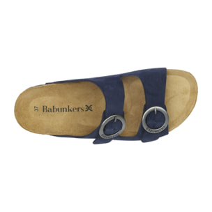 SANDALIA BARCELONA BABUNKERS AZUL