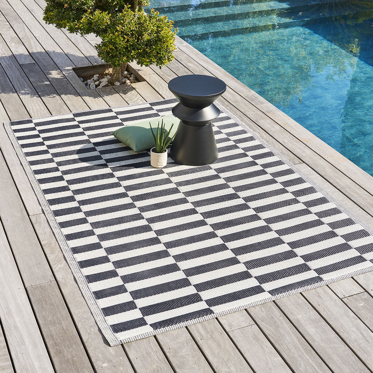 Tapis 160x230cm Stica en plastique