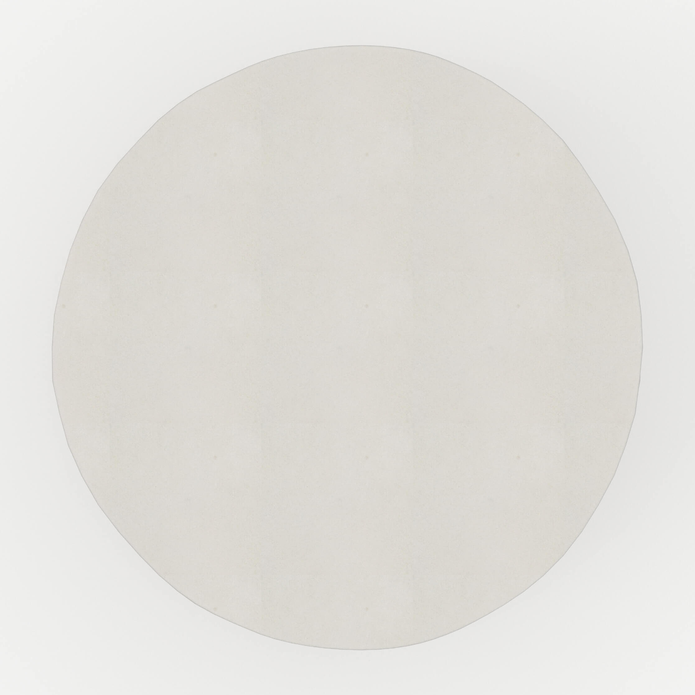 Table d'appoint ronde en béton blanc D35 cm - Santorini