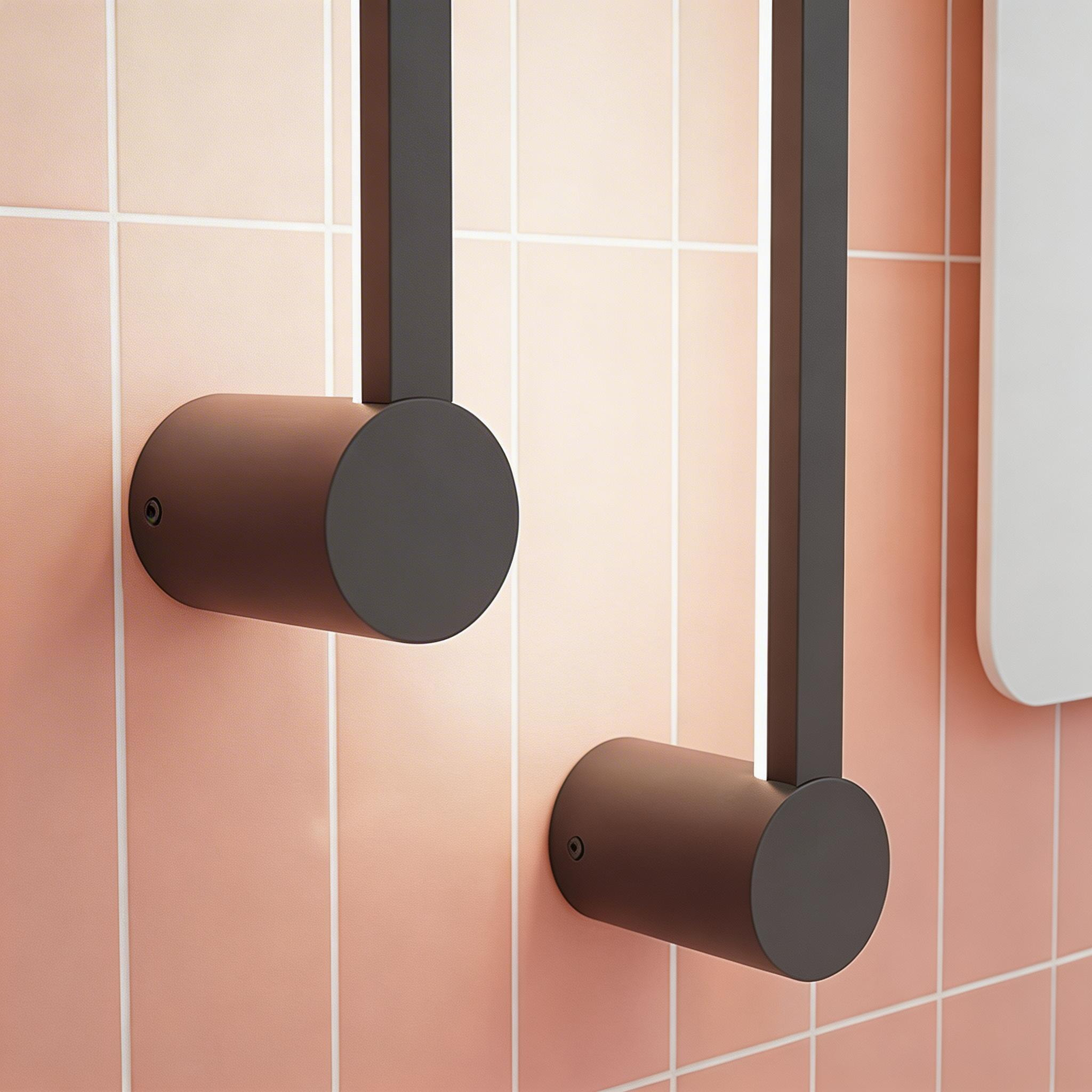 Forlight Passeggio Nova aplique exterior en negro con led blanco neutro 4000K