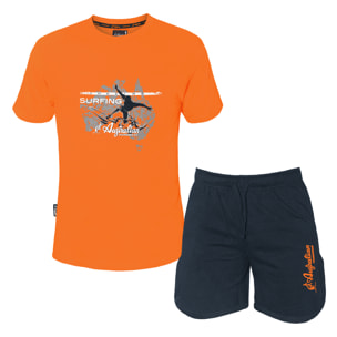 Completo Homewear Uomo Manica Corta AUSTRALIAN Cotone