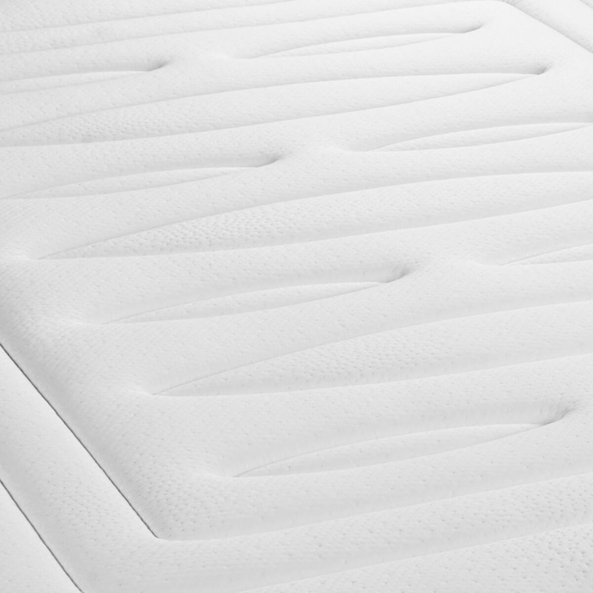 Matelas à Ressorts ensachés et mémoire de forme Lancaster - 22cm d'épaisseurs et 3 zones de confort