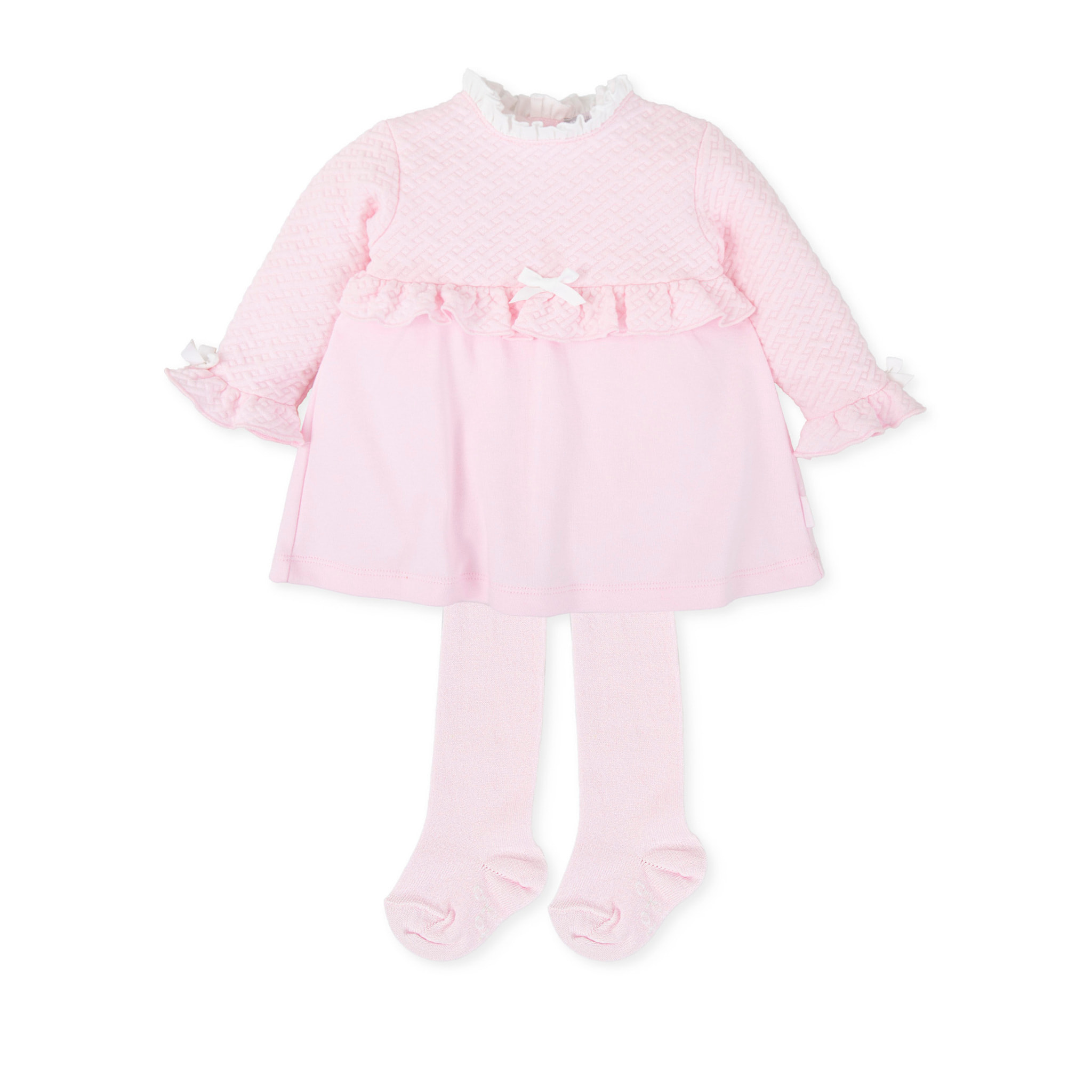 Vestido con leotardos - Rosa