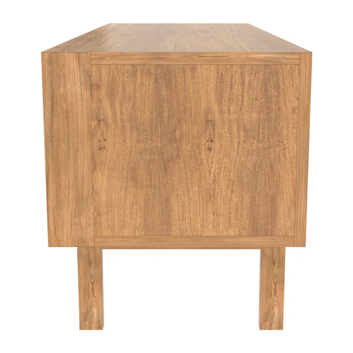 Meuble TV en bois de teck 120 cm - Bormes