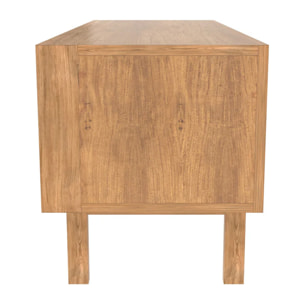 Meuble TV en bois de teck 120 cm - Bormes