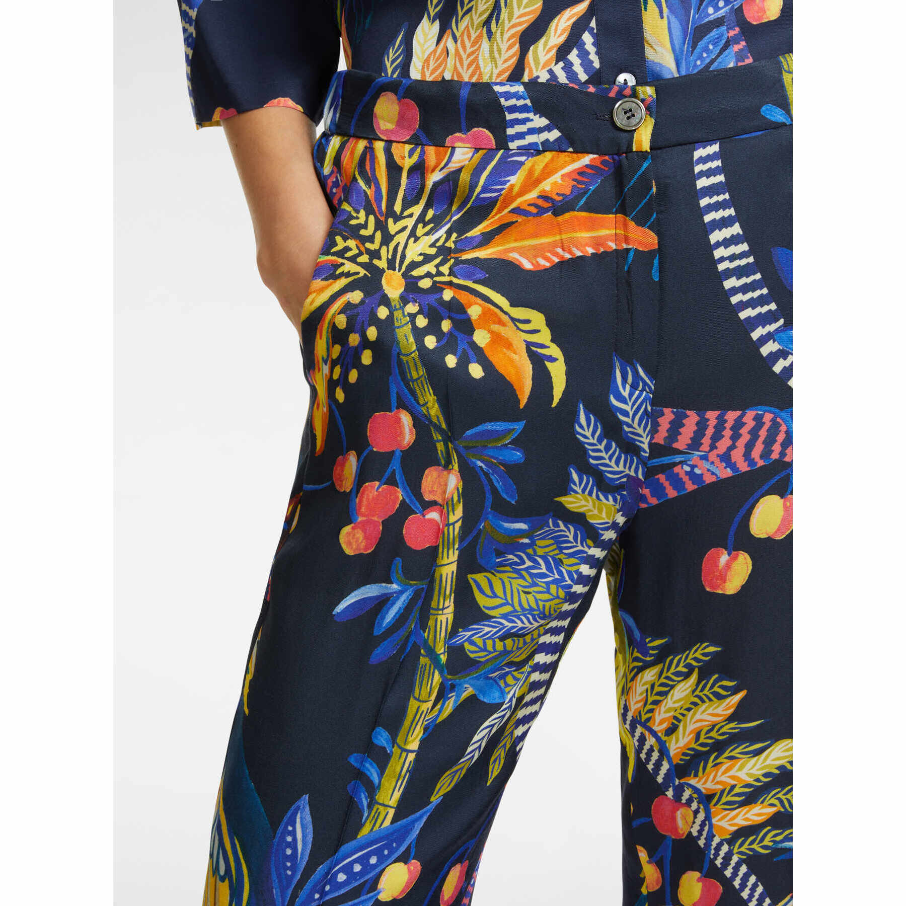 Elena Mirò - Pantalón estampado - Azul