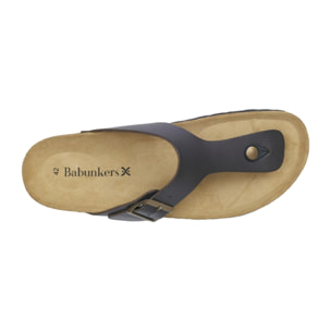 SANDALIA JEREZ BABUNKERS MARRON