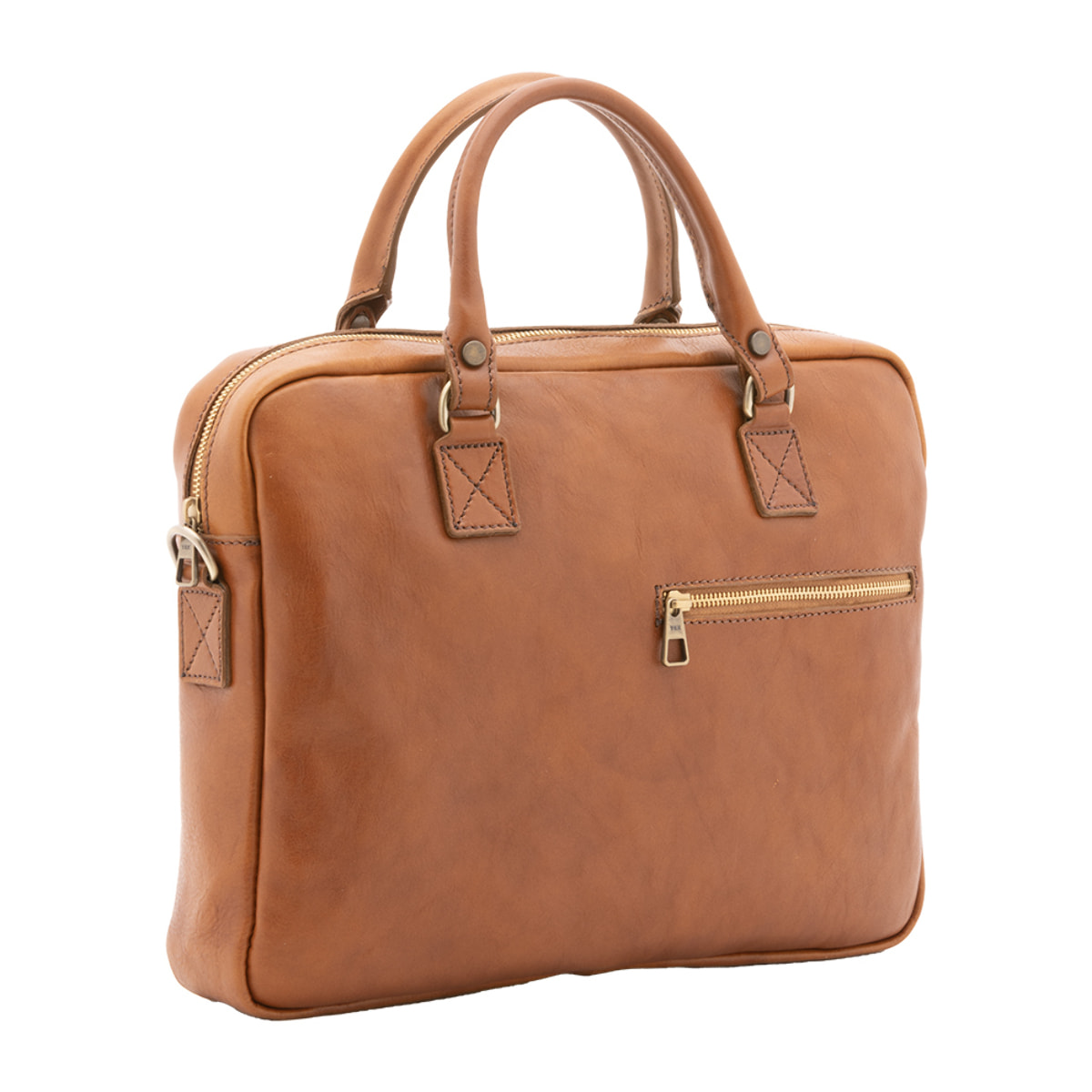 Borsa a mano  unisex In Vera pelle Made in Italy 38x28x7 cm