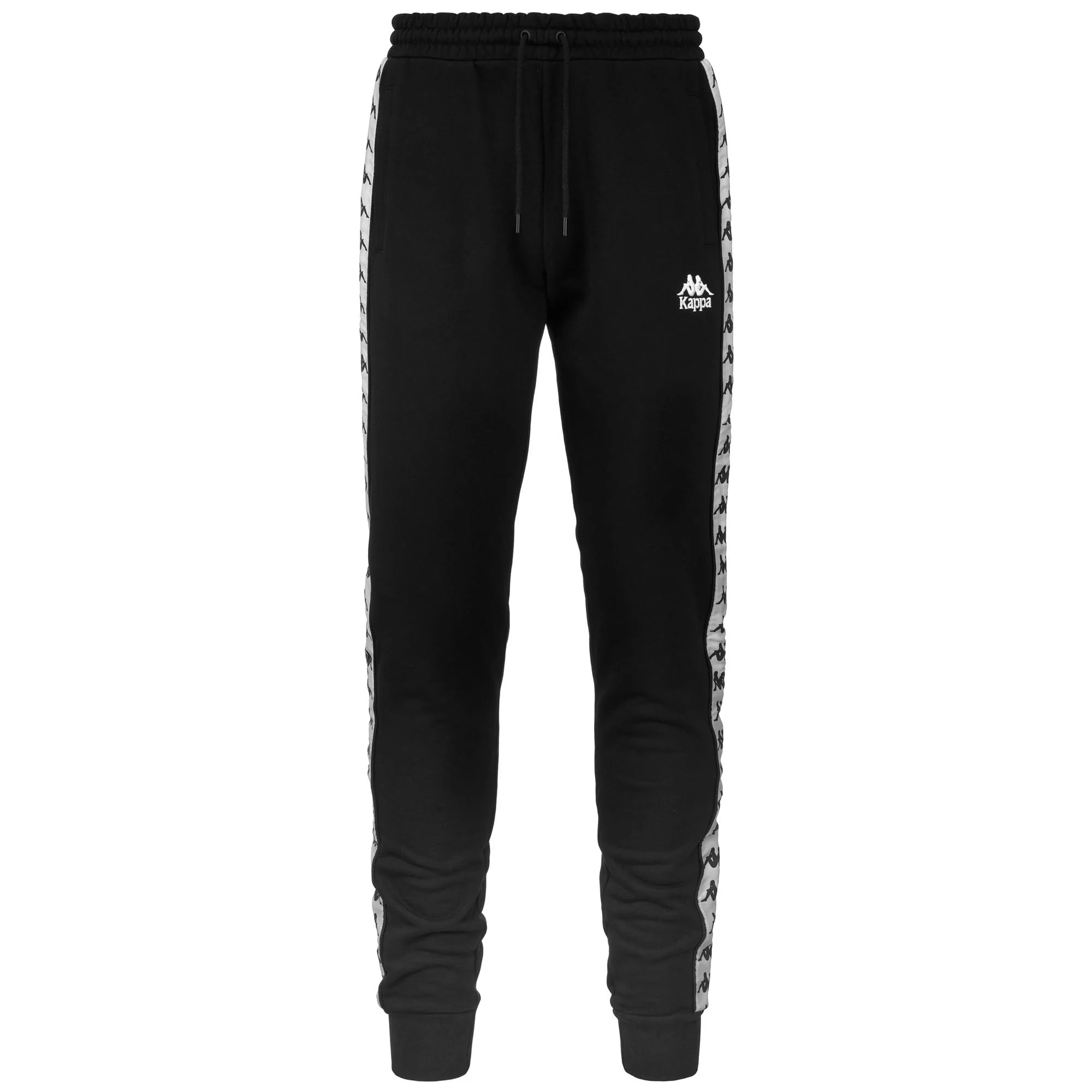 Kappa - Pantalones Hombre Negro - 222 BANDA ALANZ 2