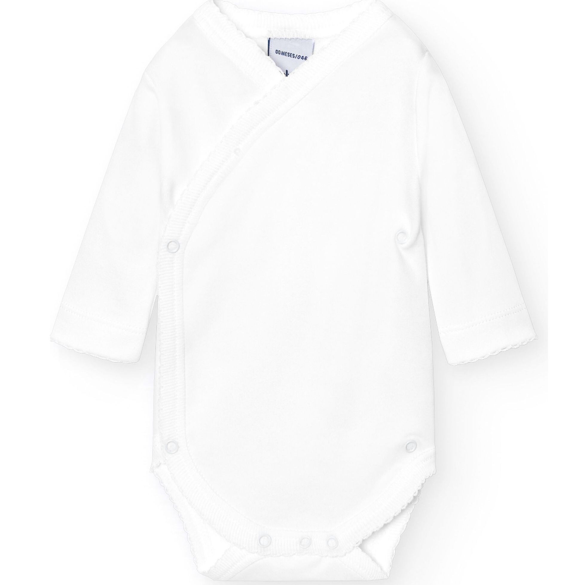 Body cruzado bebé manga larga afelpado