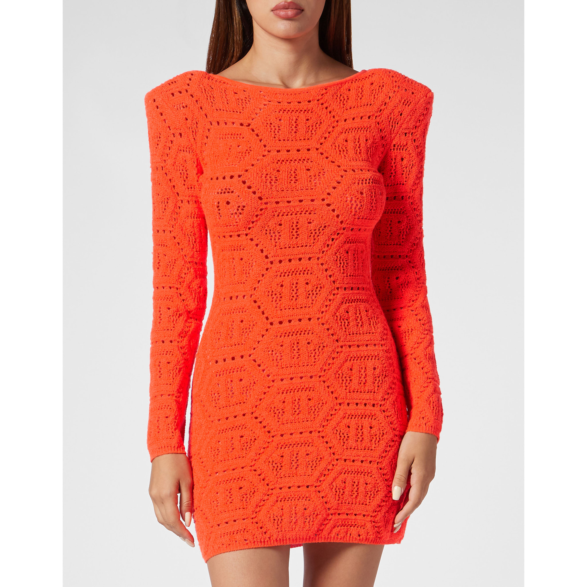 PHILIPP PLEIN Vestido de punto MONOGRAM