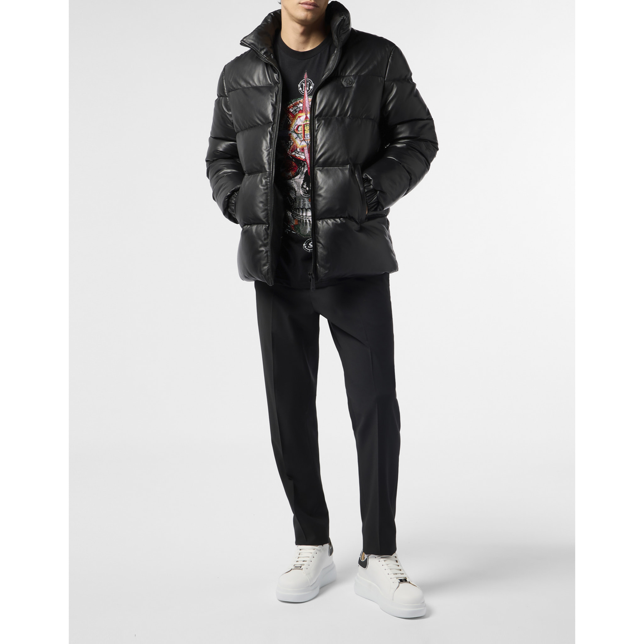 PHILIPP PLEIN Leather Jacket