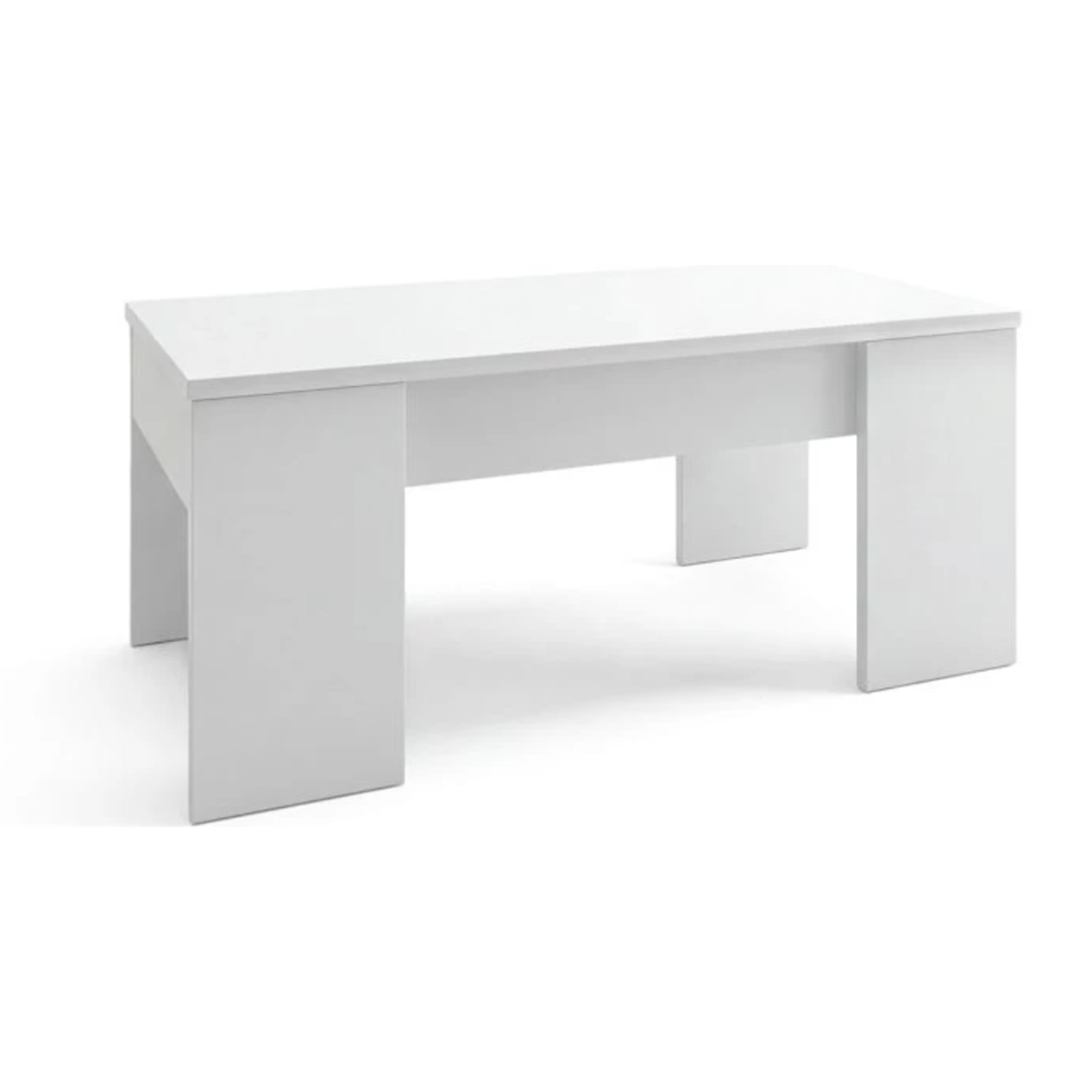 Mesa de centro elevable Vita Blanco Artik (Blanco Mate)