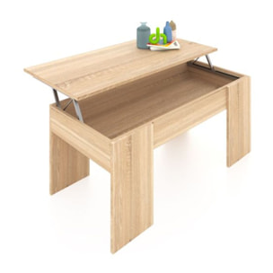 Mesa de centro elevable Vita Roble Canadian