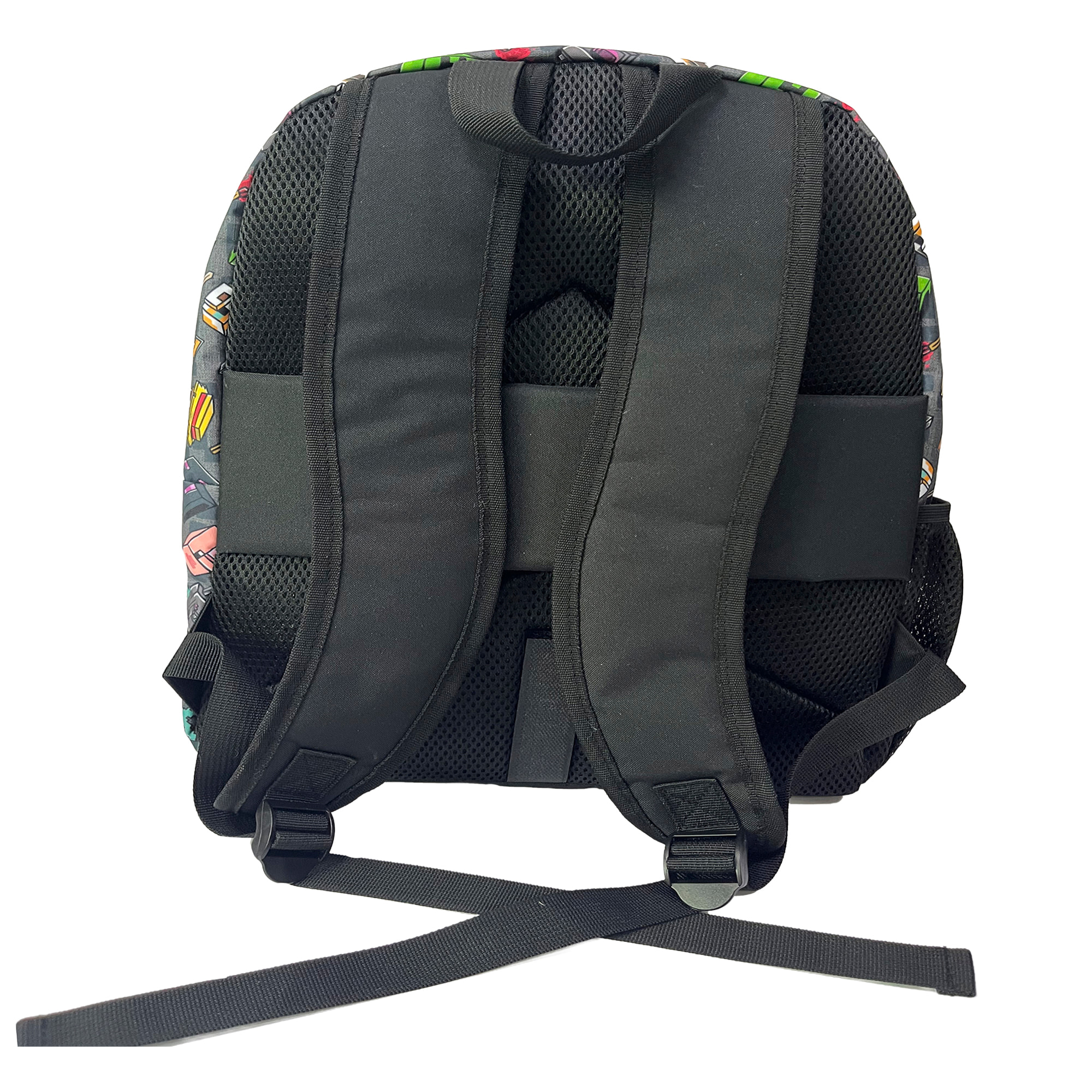 Minecraft Pixel 25 Mochila Americano adaptable a carro.