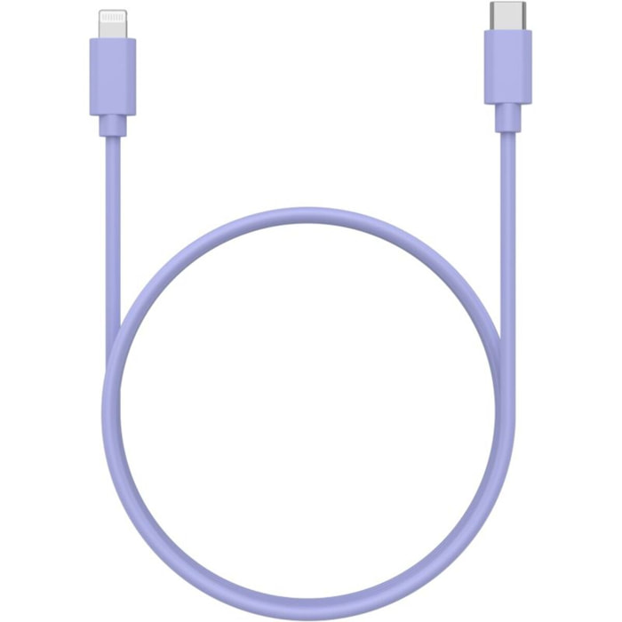 Câble Lightning ESSENTIELB 1M vers lightning violet