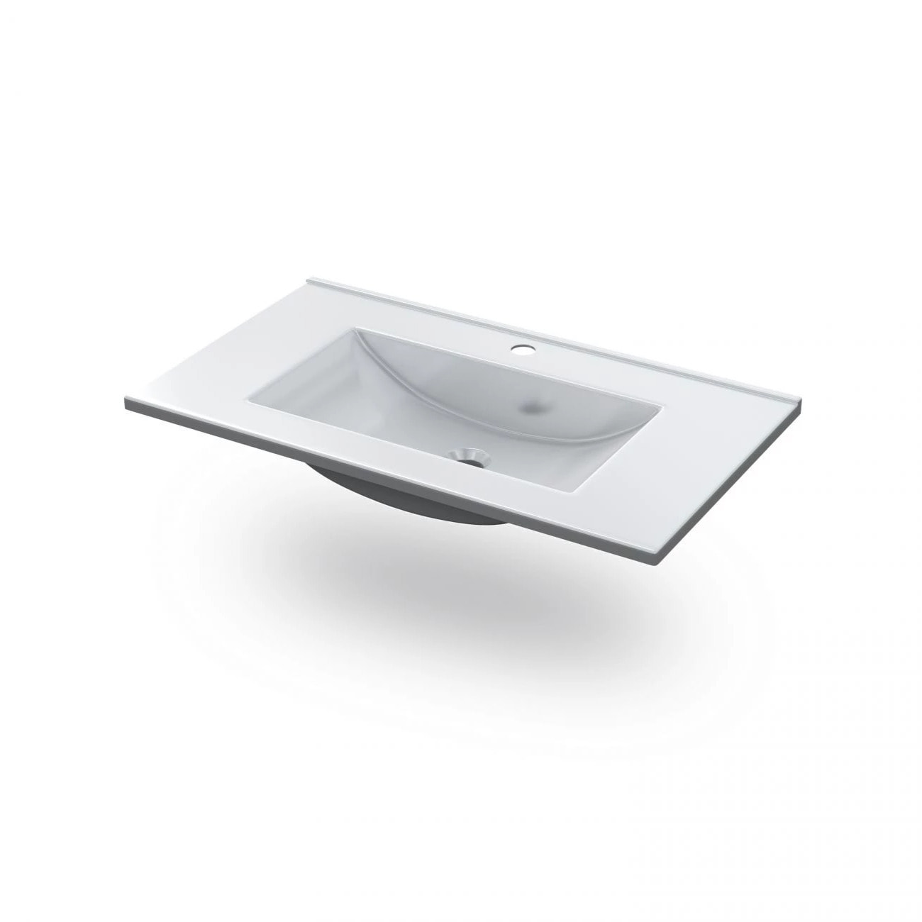 Lavabo de resina Nilo Blanco