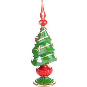 Albero natale artificiale Puntale - Pezzi 1 - Colore Rosso - 10,7x33,6Hx10,4cm - Bianchi Dino