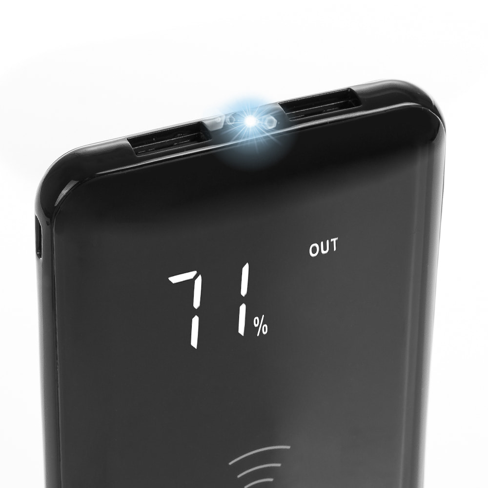 Powerbank con ricarica wireless Qi WP03 20.000mAh