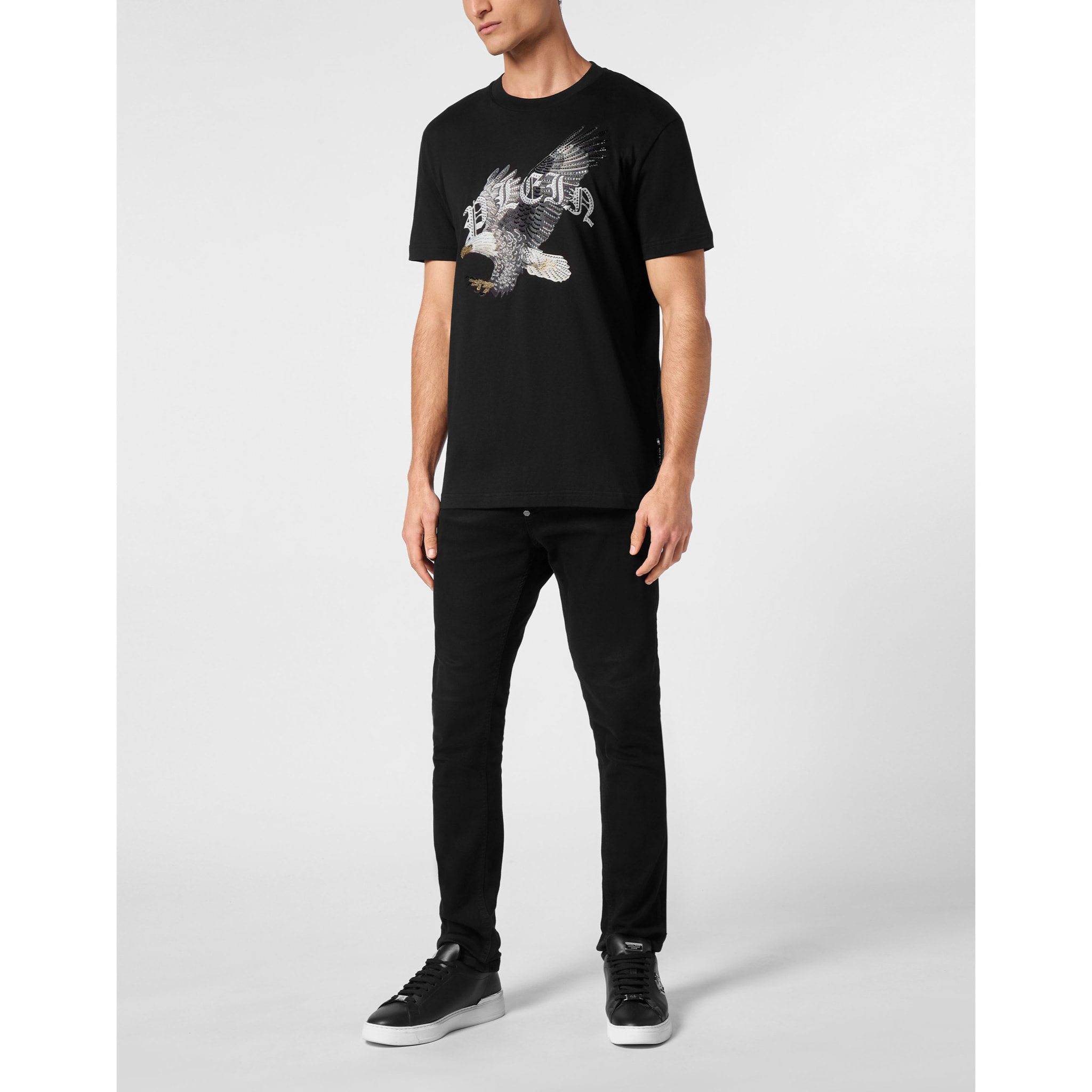 PHILIPP PLEIN Camiseta Cuello Redondo EAGLE